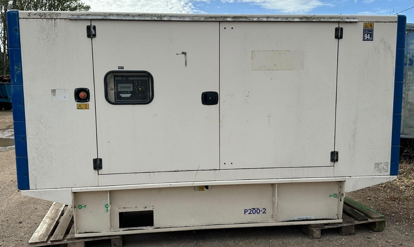 FG Wilson P200-2 Used Acoustic Generator - 180 kVA Prime / 200 kVA Standby, 2012, Acoustic