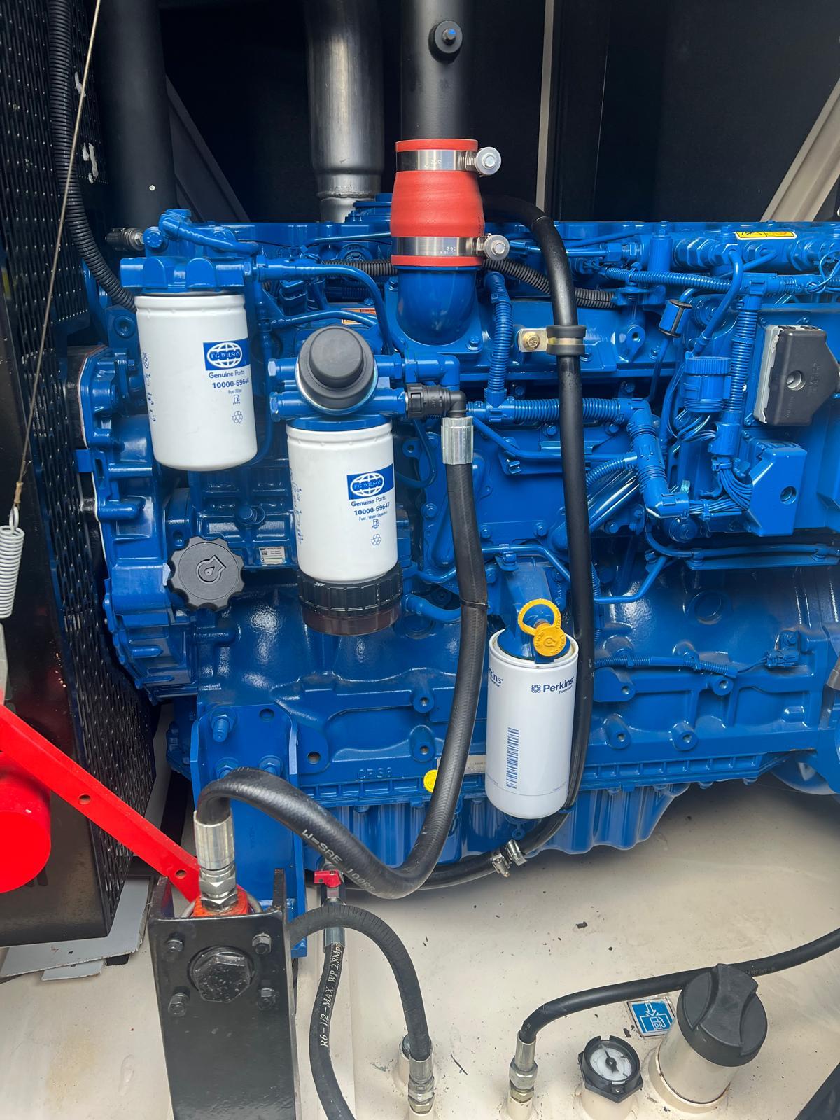 Perkins engine close-up - 2012 FG Wilson P200-2 used generator
