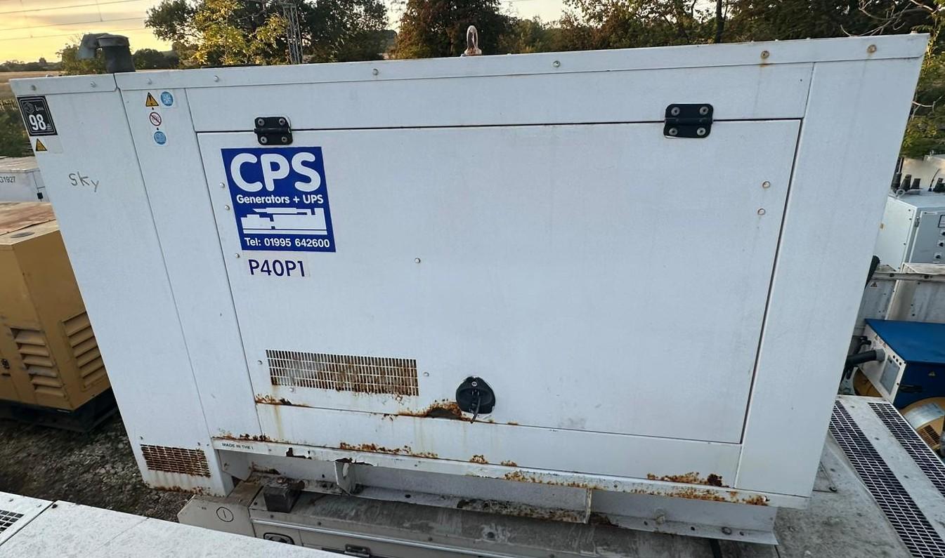 40 kVA FG Wilson P40P1 Used Perkins/Stamford Acoustic Generator, 2003, Acoustic